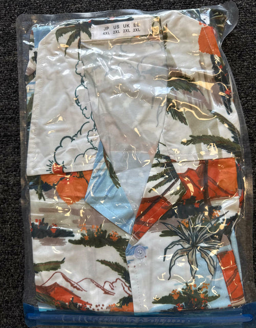 Load image into Gallery viewer, APTRO Hawaiian Shirt Men Tropical Short Sleeve Button Down Shirt Size 2X

