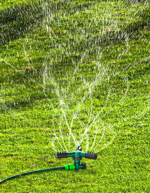 Load image into Gallery viewer, Gyrivav 360° Rotating Metal Lawn Sprinkler Fits 1/2'' Hose Heavy Duty
