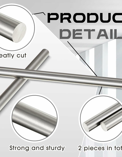 Load image into Gallery viewer, [Like New] Zonon Steel Cold Rolled Round Bar 0.79" Dia x 12" Length Mild Steel 2 Pcs
