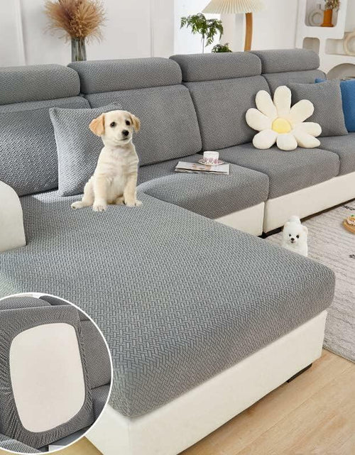 Load image into Gallery viewer, Jejiakell Universal Wear-Resistant Sofa Cover 360° Elastic Anti-Slip Grey
