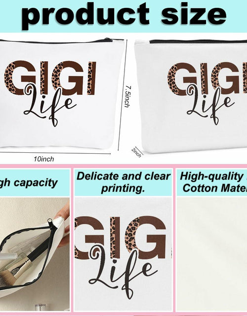 Load image into Gallery viewer, YUANHAO Gigi Gifts Makeup Bag Cosmetic Bag Gift Ideas for Gigi
