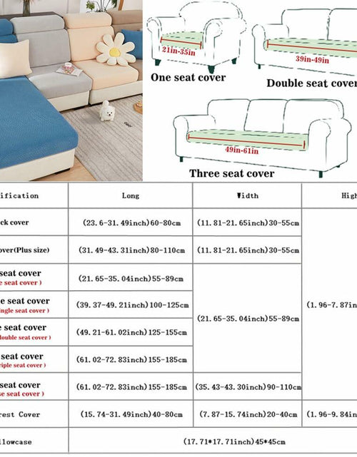Load image into Gallery viewer, Jejiakell Universal Wear-Resistant Sofa Cover 360° Elastic Anti-Slip Grey
