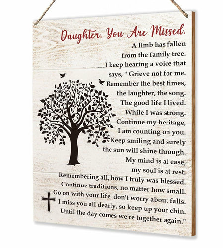 Loss of Son Memorial Sympathy Gift 8x10 inches Bereavement Remembrance