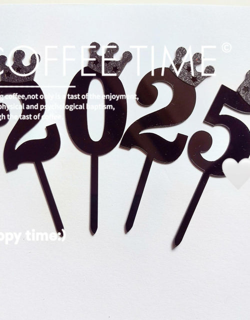 Load image into Gallery viewer, Large Number 6 Cake Topper Black Crown Birthday Anniversary Party Decor
