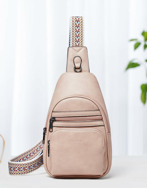 Load image into Gallery viewer, Mroede Sling Crossbody Bag Women Casual Travel Beige 7.3x4.3x11.5 Size
