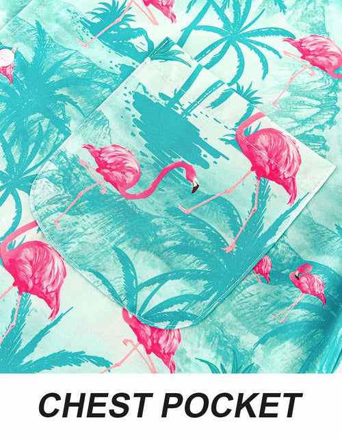 Load image into Gallery viewer, APTRO Hawaiian Shirt Men Tropical Short Sleeve Button Down Shirt Size 2X
