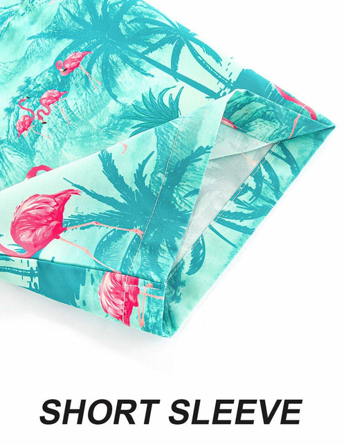 Load image into Gallery viewer, APTRO Hawaiian Shirt Men Tropical Short Sleeve Button Down Shirt Size 2X
