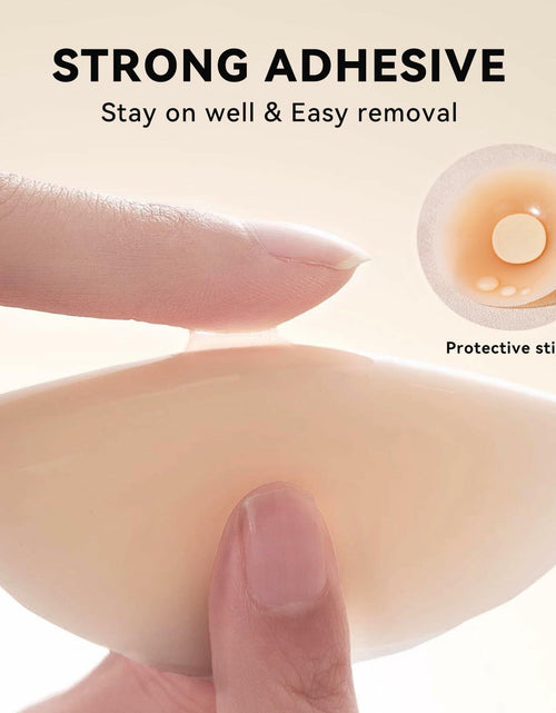 Load image into Gallery viewer, Victoriatourist Silicone Nipple Covers 2 Pairs Seamless Reusable Washable

