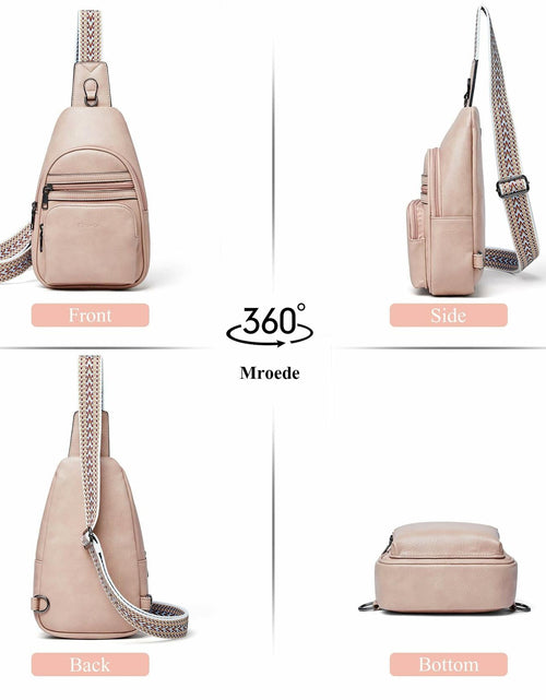 Load image into Gallery viewer, Mroede Sling Crossbody Bag Women Casual Travel Beige 7.3x4.3x11.5 Size
