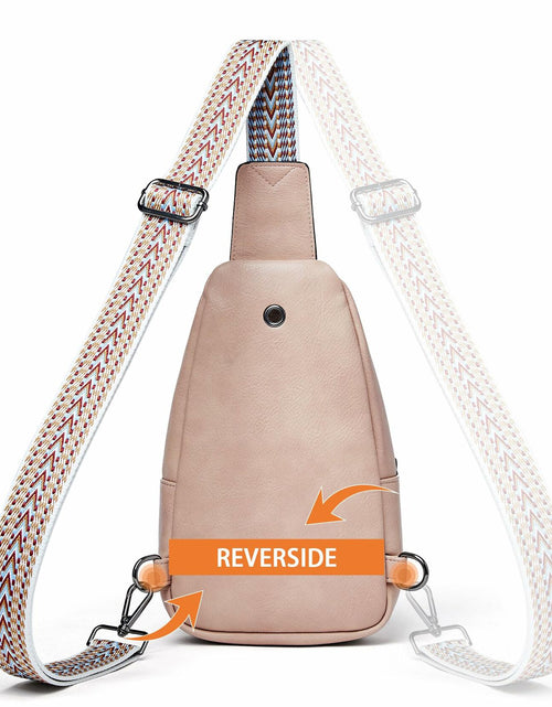 Load image into Gallery viewer, Mroede Sling Crossbody Bag Women Casual Travel Beige 7.3x4.3x11.5 Size

