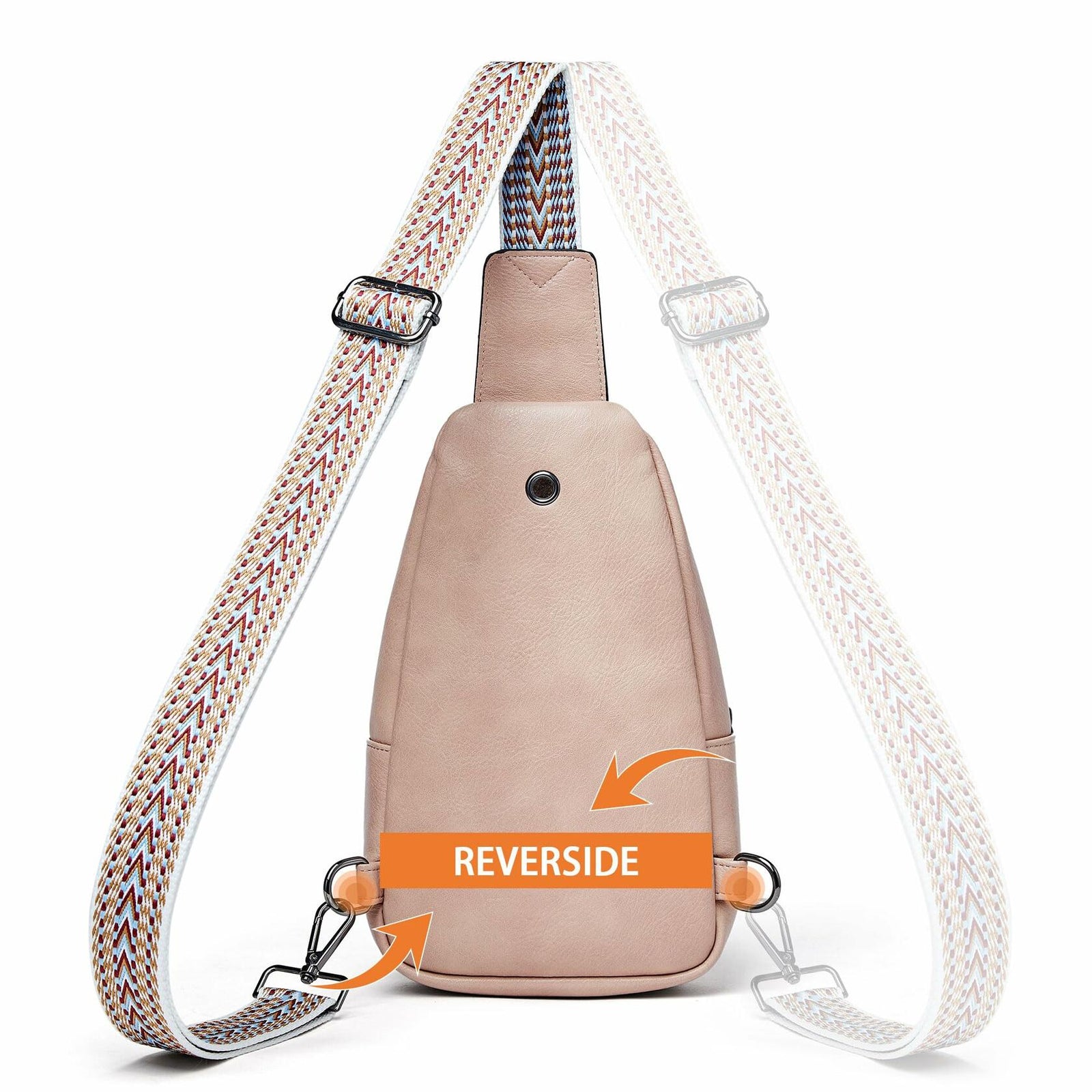 Mroede Sling Crossbody Bag Women Casual Travel Beige 7.3x4.3x11.5 Size