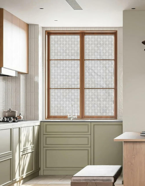 Load image into Gallery viewer, HYOUBALA Window Privacy Film UV Protection Non-Adhesive Begonia 17.5x78.7
