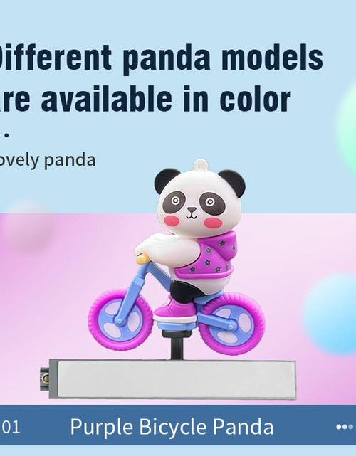 Load image into Gallery viewer, Interior Care Panda Car Console Decoration Cute Biking Fatigue Relief
