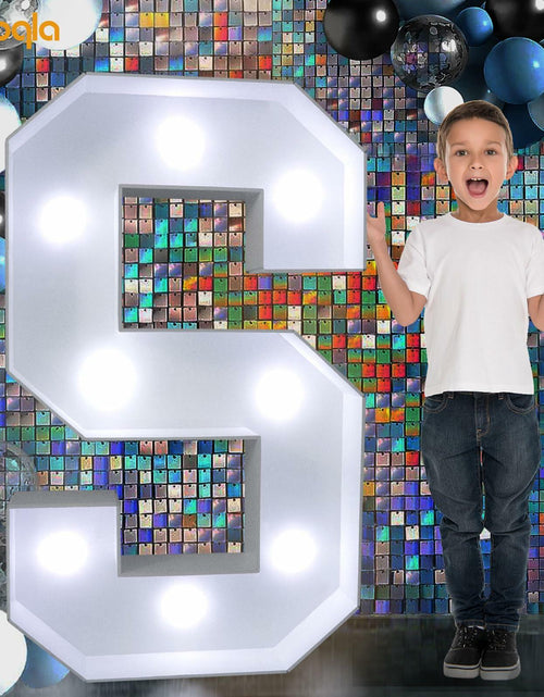 Load image into Gallery viewer, Pooqla 3FT LED Marquee Letter G Light Up Cool &amp; Warm White 3 Feet
