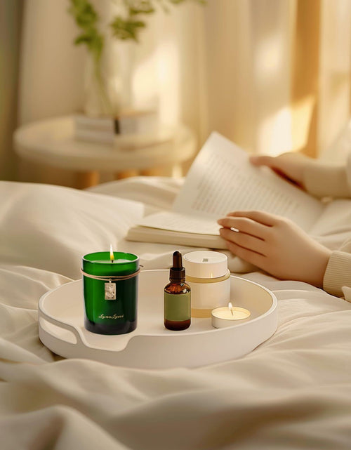 Load image into Gallery viewer, LunaLoved Candle for Tarot The Hermit, Juniper Lavender Scented Candles, GREEN
