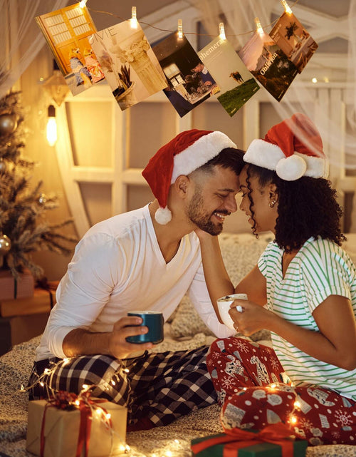 Load image into Gallery viewer, Fairy Lights with Clips 33ft 100LED Battery Operated String Lights Timer
