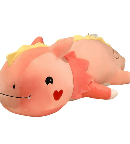 Axolotl Plush Toy Soft Stuffed Animal Dinosaur Pillow Green 47 inch