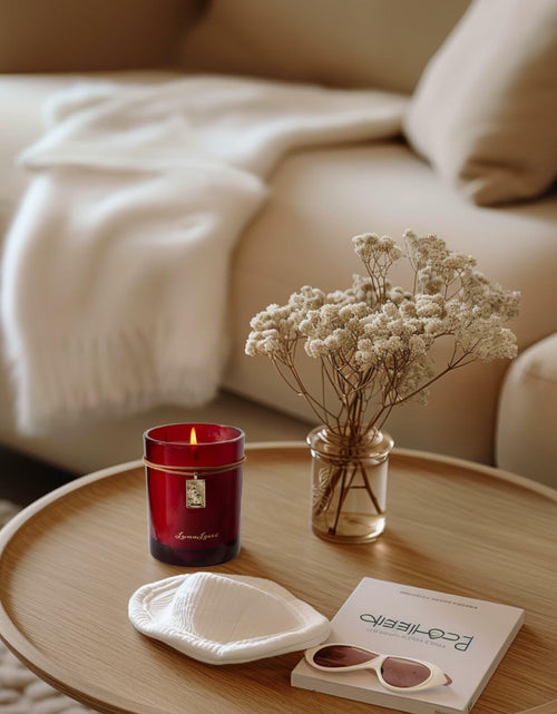 Load image into Gallery viewer, LunaLoved Tarot The Empress Rose Oud Soy Candle 230g Mood-Boosting
