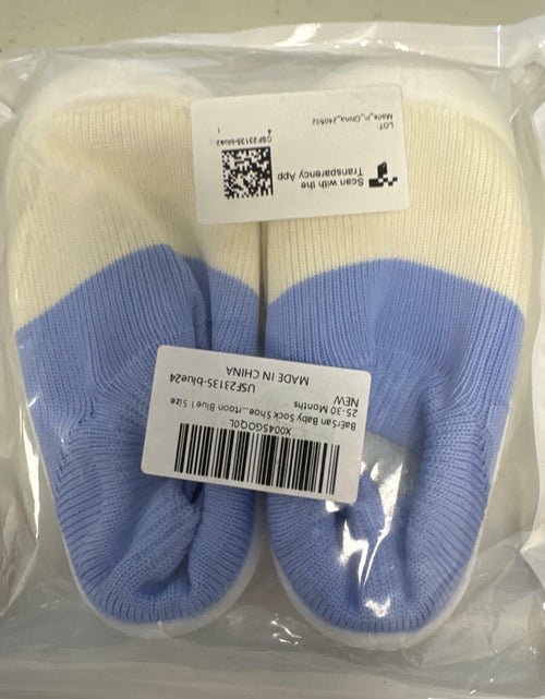 Load image into Gallery viewer, BaErSan Baby Mesh Breathable First Walking Shoes Blue Size 25-30 Months
