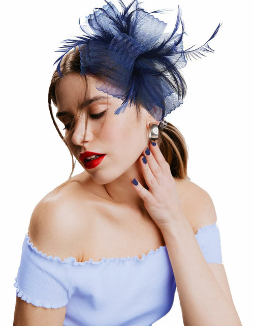 Load image into Gallery viewer, Kidukso Derby Hat Women Vintage Fascinator Headband Clip
