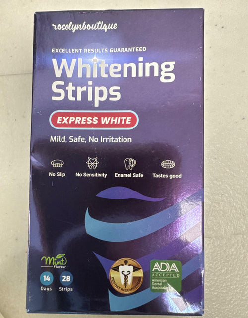 Load image into Gallery viewer, Care Enamel Whitening Strips Teeth Whitener Kit Mint 28 Strips
