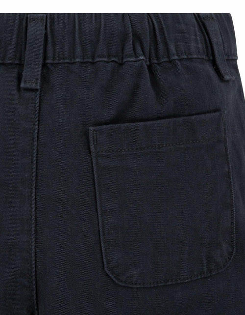 Load image into Gallery viewer, Levi Strauss Signature Girls Uniform Shorts Jet Black Size M
