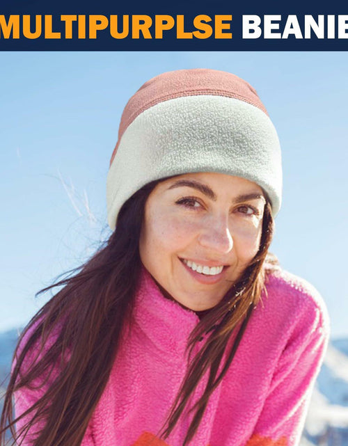 Load image into Gallery viewer, Alpha 4 Pieces Fleece Watch Cap Skull Beanie Winter Warm Windproof One Size
