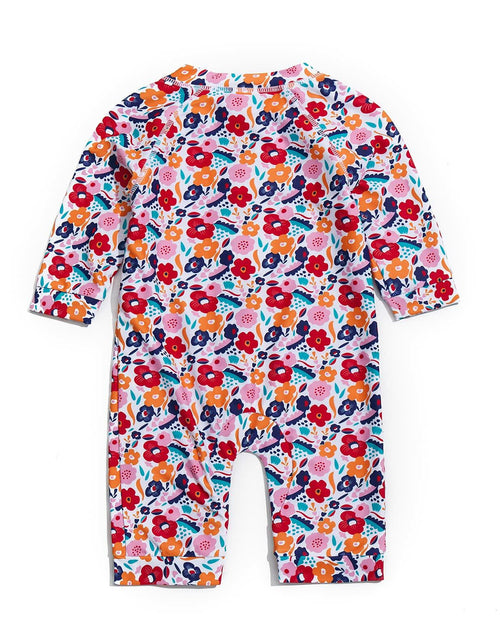 Load image into Gallery viewer, Agreeone Toddler Girls One Piece Swimsuit UPF 50+ Rashguard Ice Cream Size 3-6M
