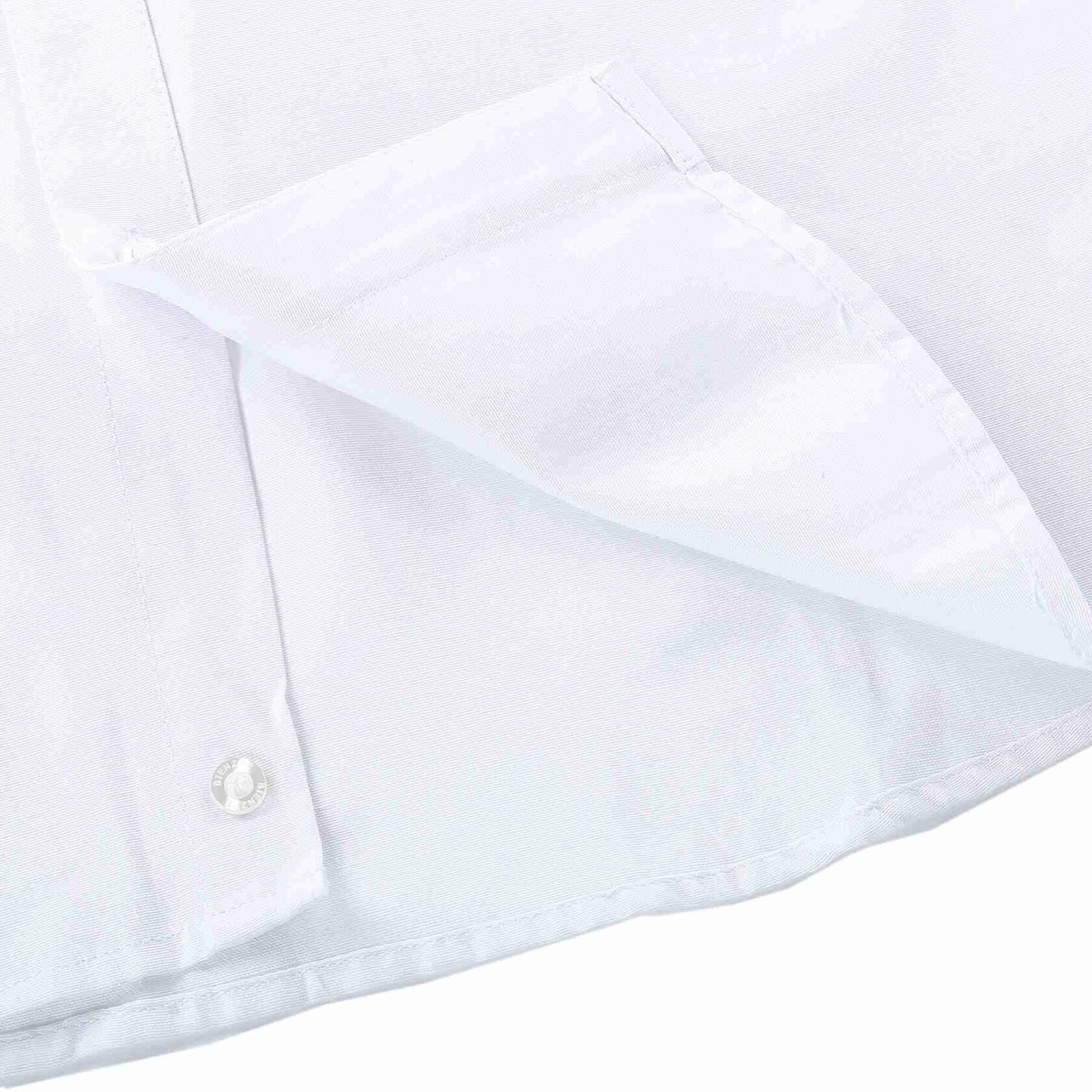 Bienzoe Boys Long Sleeve Button Down Shirt White Size 14