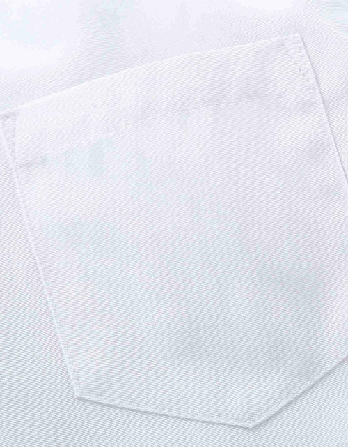 Load image into Gallery viewer, Bienzoe Boys Long Sleeve Button Down Shirt White Size 14
