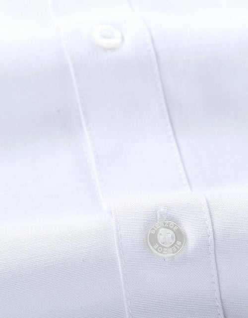 Load image into Gallery viewer, Bienzoe Boys Long Sleeve Button Down Shirt White Size 14
