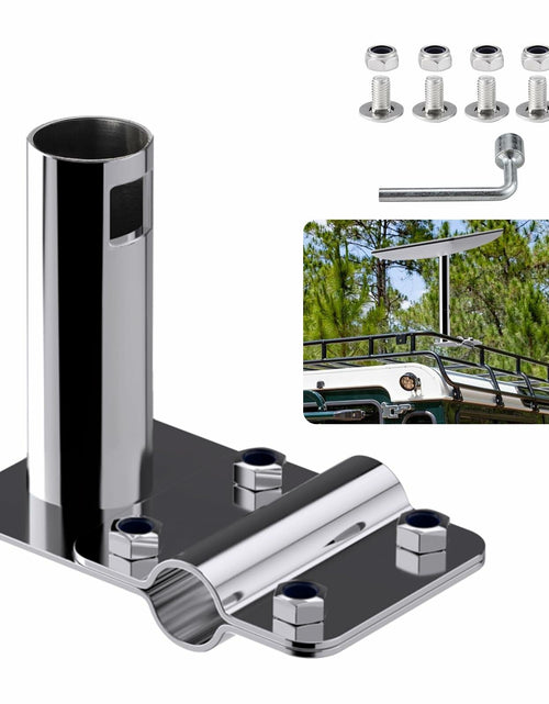 Load image into Gallery viewer, Starlink Stainless Steel RV Ladder Mount Kit Adjustable Pole Mount V2
