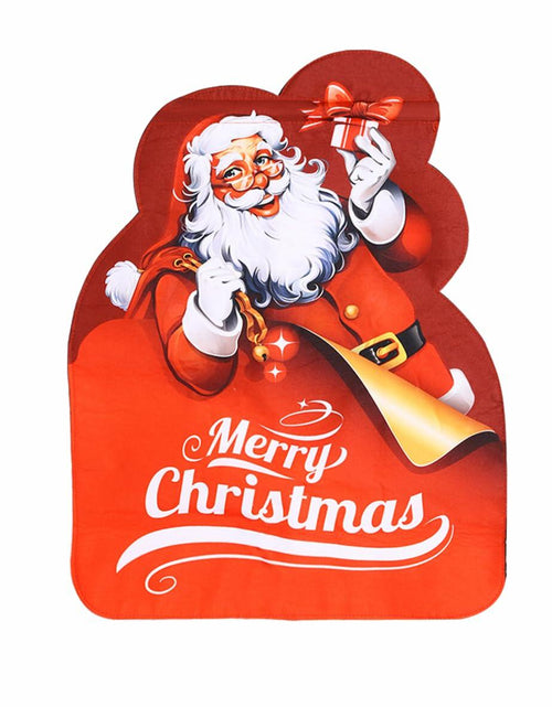 Load image into Gallery viewer, Alupssuc Lighted LED Santa Claus Garden Flag 20x15 Inch Red Double Sided
