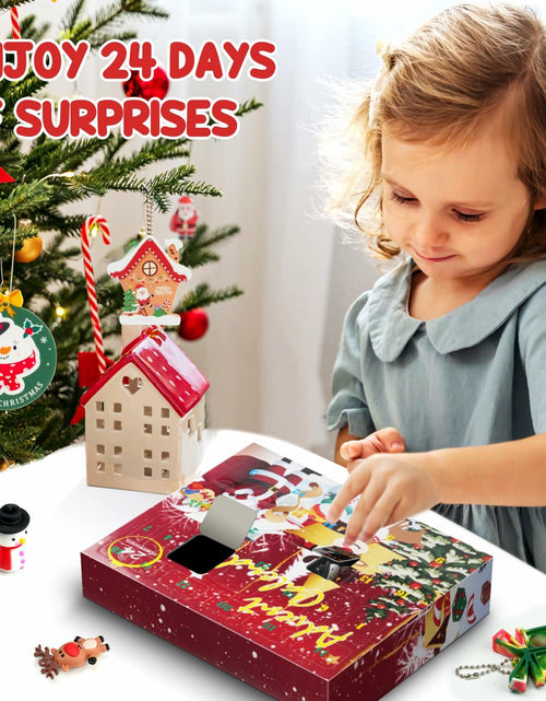 Load image into Gallery viewer, BUSY DINOS Advent Calendar 2024 Christmas Countdown 24 Days Tree Pendant
