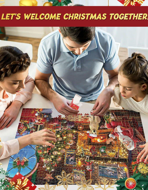 Load image into Gallery viewer, Advent Calendar 2025 Christmas Jigsaw Puzzle 1008 Pieces Cartoon Theme

