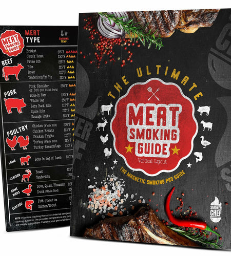 Santa's Meat Smoking Guide Pellet Grill Accessories Wood Time Temp