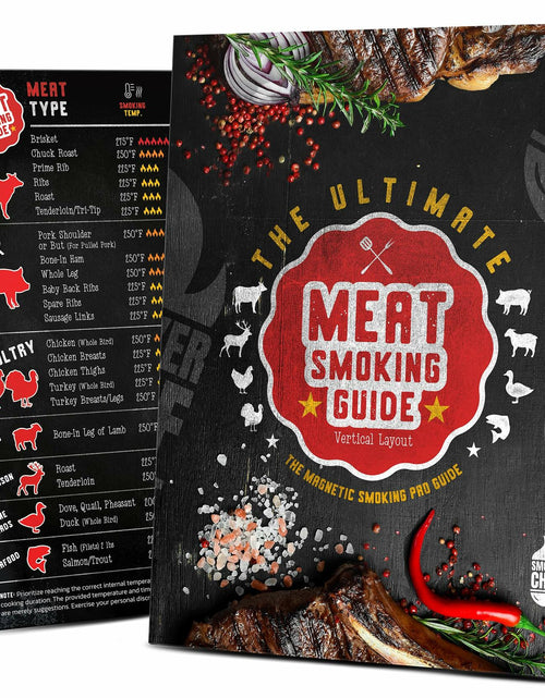 Load image into Gallery viewer, Santa's Meat Smoking Guide Pellet Grill Accessories Wood Time Temp
