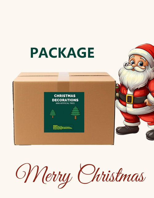 Load image into Gallery viewer, 36PCS Bottle Brush Christmas Trees Multi-Size Table Decor with Wood Base

