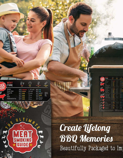 Load image into Gallery viewer, Santa's Meat Smoking Guide Pellet Grill Accessories Wood Time Temp
