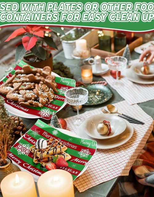 Load image into Gallery viewer, Tenceur Christmas Wax Paper Sheets Winter Printed 150 Pcs
