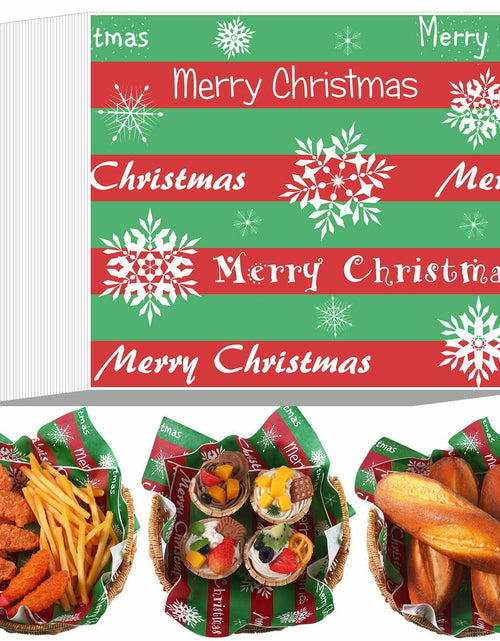 Load image into Gallery viewer, Tenceur Christmas Wax Paper Sheets Winter Printed 150 Pcs
