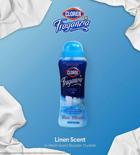 Clorox Fraganzia Laundry Scent Booster Crystals Linen Scent 18oz 2 Pack