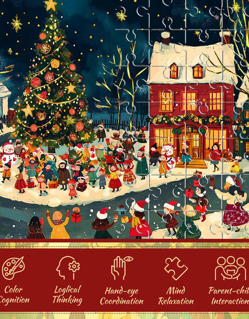 Load image into Gallery viewer, Cabtnca Puzzle Advent Calendar 2024 Christmas Countdown 1008 Pieces
