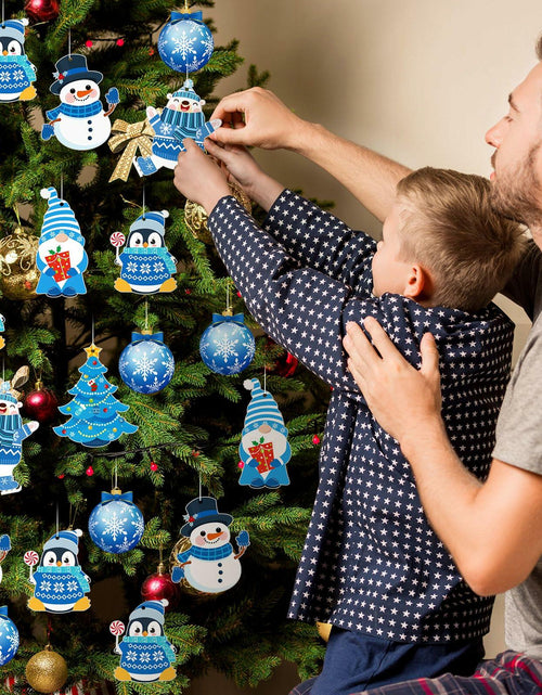 Load image into Gallery viewer, Zhanmai Winter Crafts Kit DIY Ornaments Christmas Stickers 36 Sets
