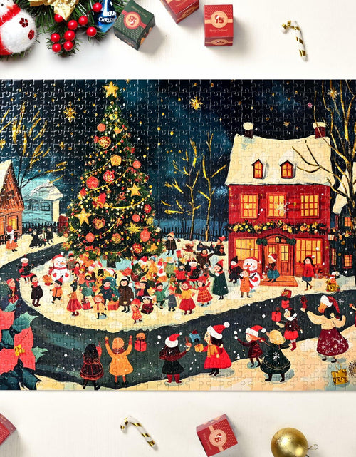 Load image into Gallery viewer, Cabtnca Puzzle Advent Calendar 2024 Christmas Countdown 1008 Pieces
