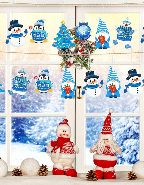 Load image into Gallery viewer, Zhanmai Winter Crafts Kit DIY Ornaments Christmas Stickers 36 Sets
