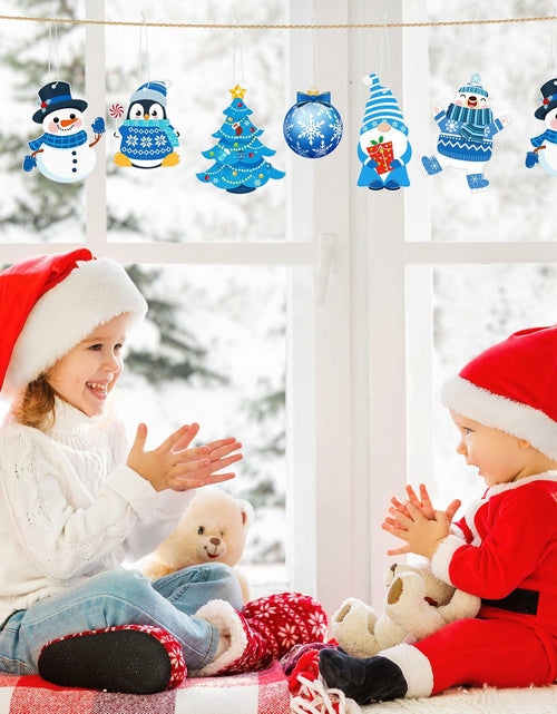 Load image into Gallery viewer, Zhanmai Winter Crafts Kit DIY Ornaments Christmas Stickers 36 Sets
