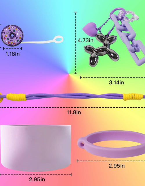 Load image into Gallery viewer, Stanley Cup Accessories Set Silicone Boot Handle Strap Straw Cover Charms
