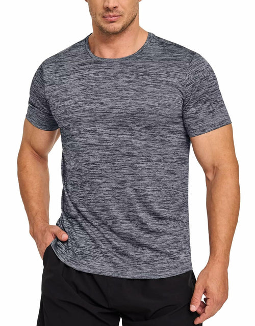Load image into Gallery viewer, Men's Hiking Performance Fitness Workout Shirt Dark Grey Size L
