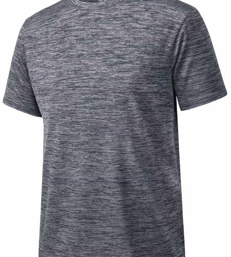 Men's Hiking Performance Fitness Workout Shirt Dark Grey Size L